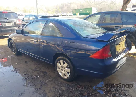 2001 Honda Civic Ex из США, поврежденный, VIN 1HGEM21931L073657